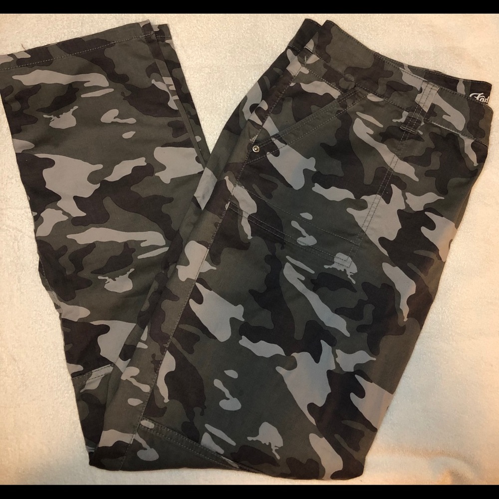 Gray Camouflage Pants